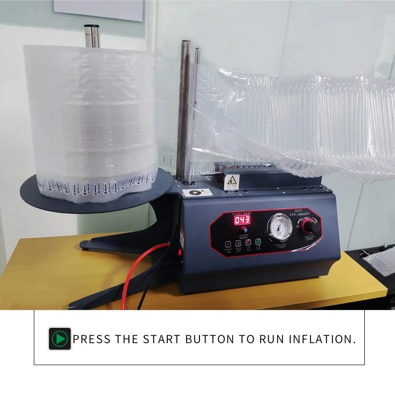 Hongdali Factory Price Air Column Bag Roll Machine Air Fill Packaging Machine Air Cushion Bubble Film Making Inflator Pump