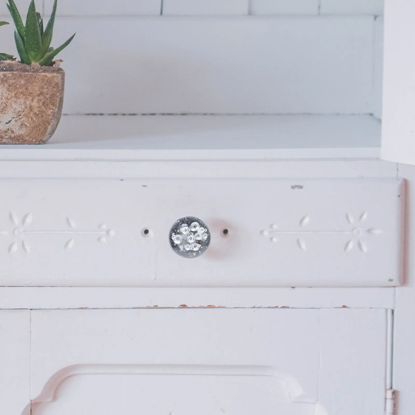 

10pcs Crystal Cabinet Knobs Handles for Dresser Drawers Furniture Hardware Aluminum Alloy Durable Stylish Door Decor