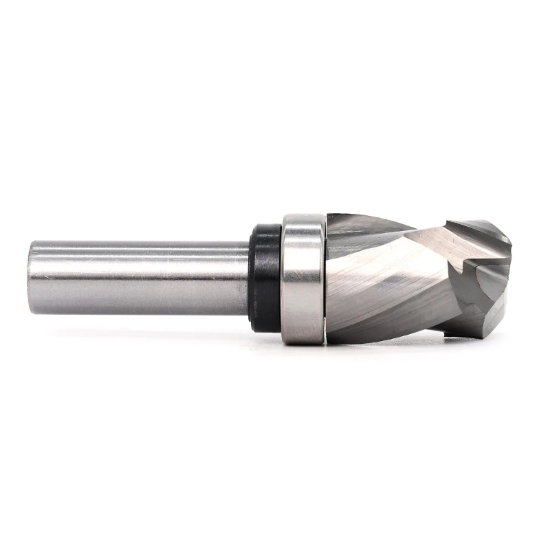 Ultra-Perfomance Compressie Flush Trim Massief Carbide Router Bit Voor Houtbewerking Eindmolen 1/4 "6Mm Schacht 4 Soorten Staal Dropship