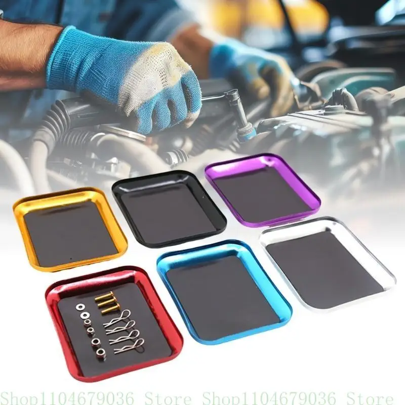 

652F Screw Holders with Bright Finish Part Tray for Easy Visibilities for DIY Enthusiasts & Workshop Use