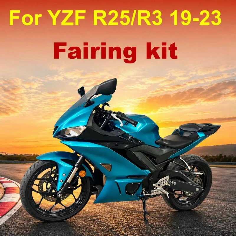 YZF R3 2019 2020 2021 2022 2023 YZF-R25 YZF-R3 YZF R25 For YAMAHA Motorcycle Red Bodywrok Protection Fairing kits