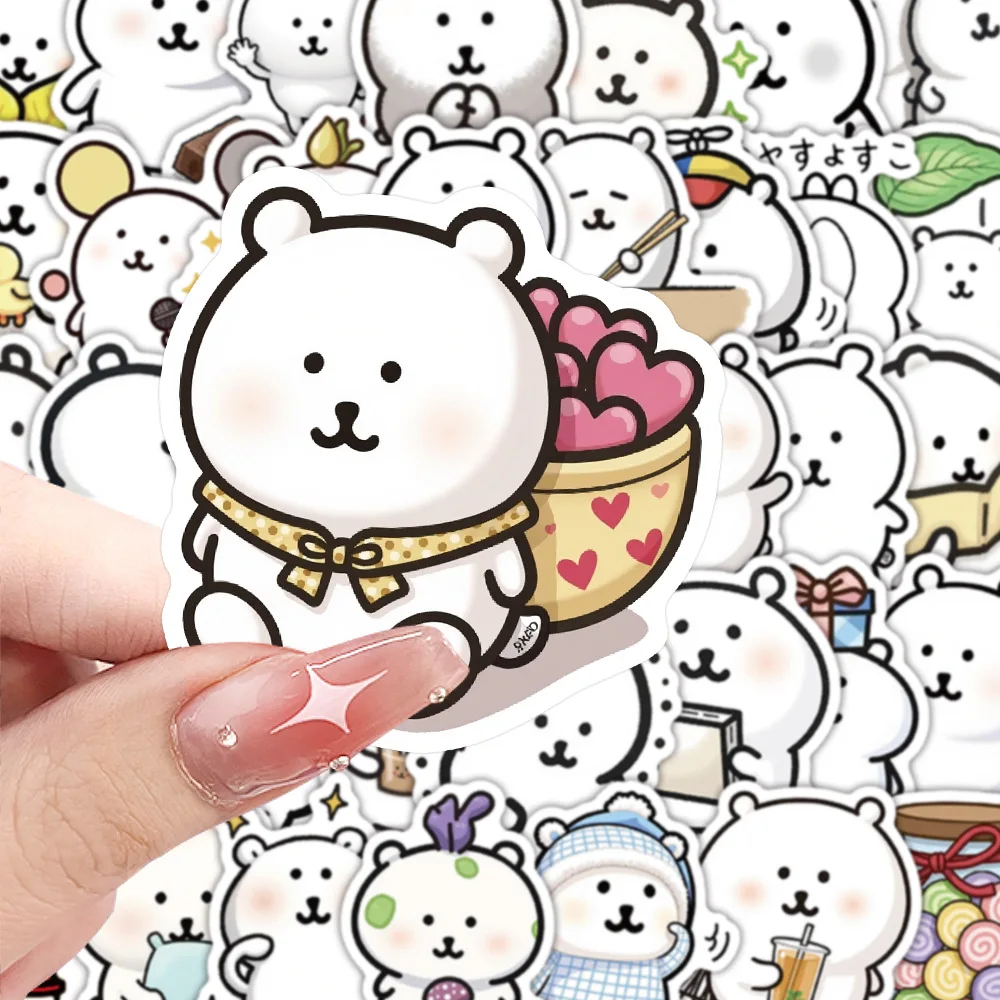 

10/30/62PCS Cartoon Cute Joke Bear Lines Sticker DIY Decoration Waterproof Skateboard Notebook Graffiti Toy