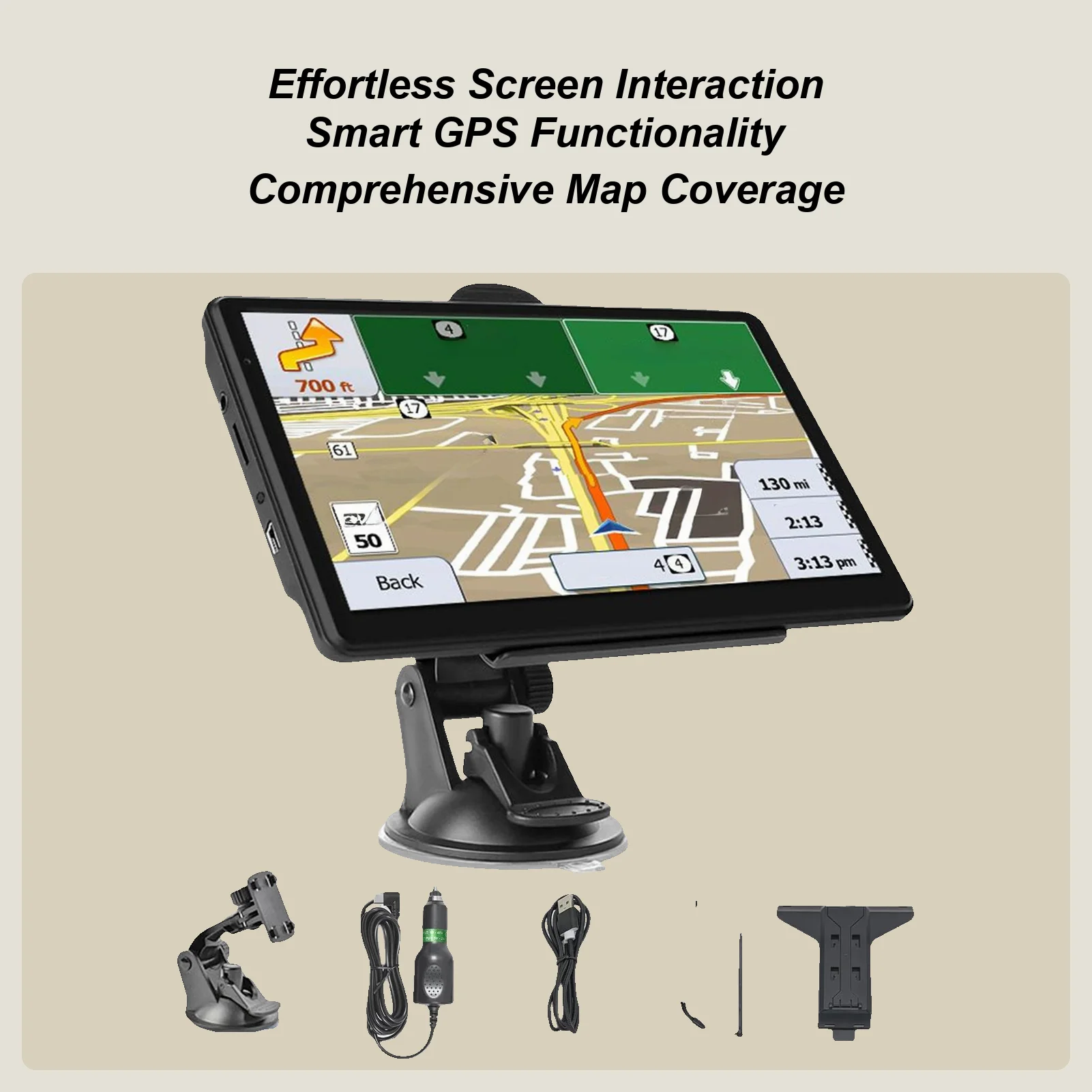 GPS-навигатор для автомобиля, 7-дюймовые автомобильные GPS-блоки, оборудование, сенсорный экран, дисплей смарт-карт, портативное устройство для автофургонов с дальним поездом GPS-навигатор для автомобиля, 7-дюймовые автомобильные GPS-блоки, оборудование, сенсорный экран, дисплей смарт-карт, портативное устройство для автофургонов с дальним поездом