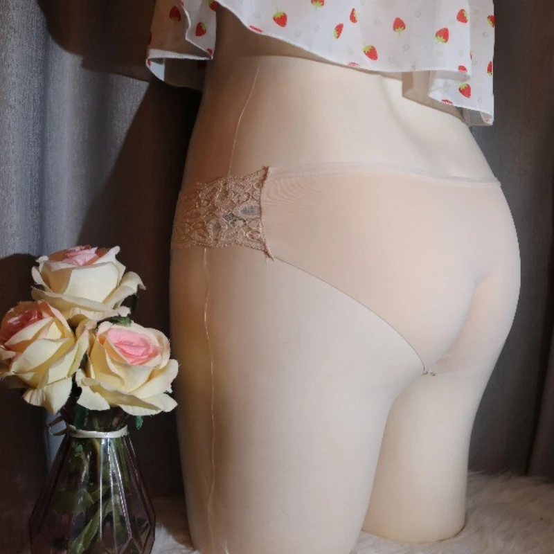 กางเกงในซ่อนจมูกแก๊ฟ ผ้าไหมน้ำแข็งไร้รอยต่อ สำหรับสาวประเภทสองและผู้ที่ชอบแต่งกายเป็นผู้หญิง