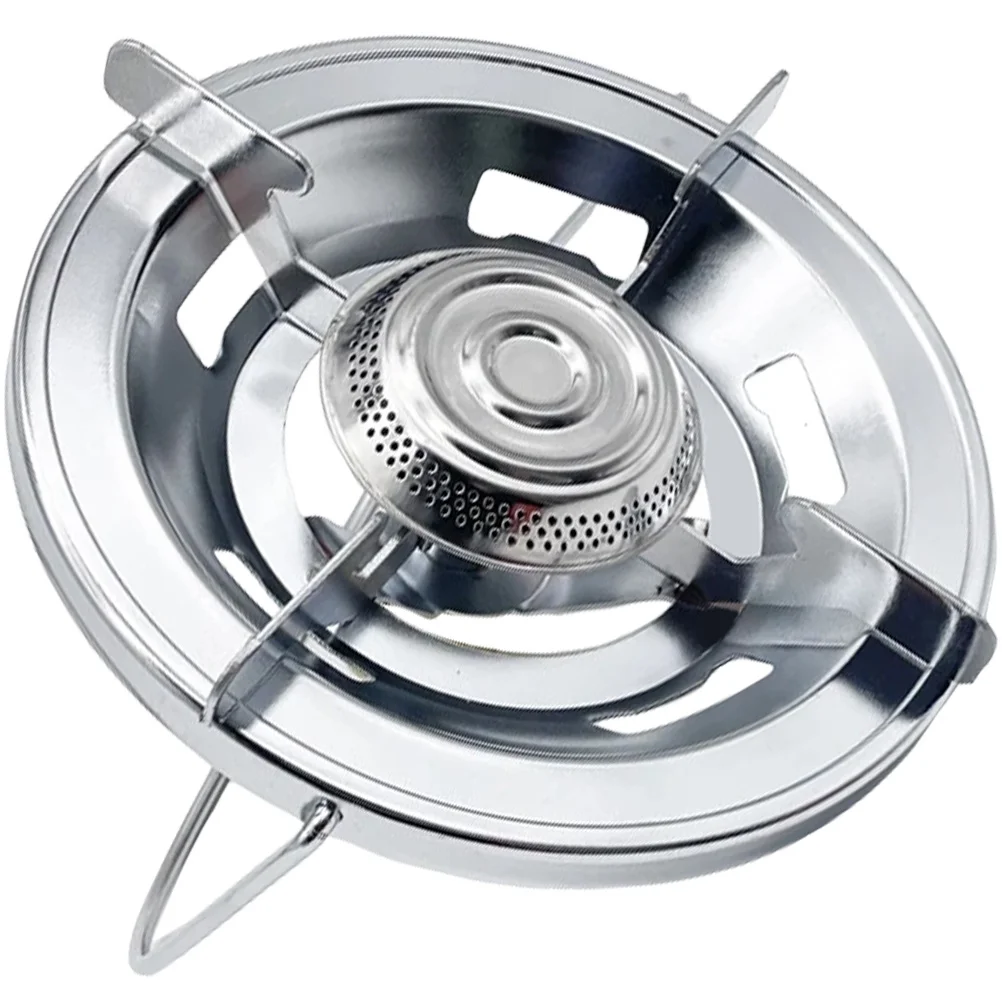 

Mini Outdoor Stove Burner Portable Camping Stove Windproof Lightweight Zinc Alloy for Hiking Backpacking Picnic Cooking