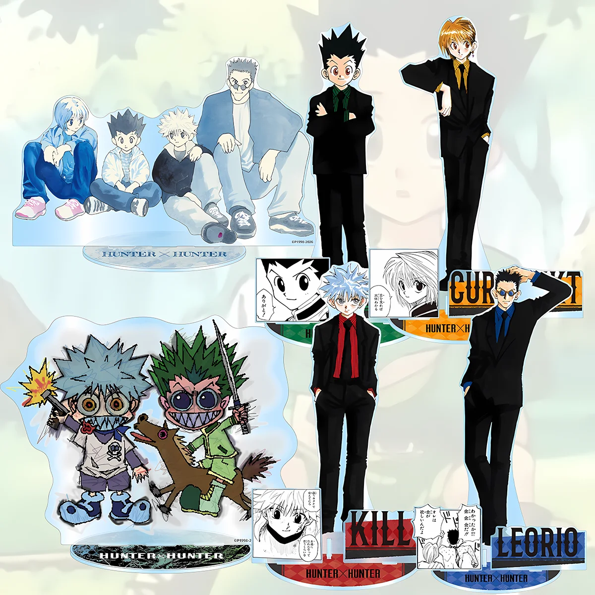 Anime Hunter X Hunter 15cm Acrylic Stand Gon Kill Unique Gift Birthday Present Desk Adventure Anime Desktop keychain