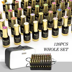 VENALISA 12ml Nail Gel Polish Gorgeous Color on Top Great Coverage Nail Salon Used Soak off UV LED Gel Fall Nails Color Set