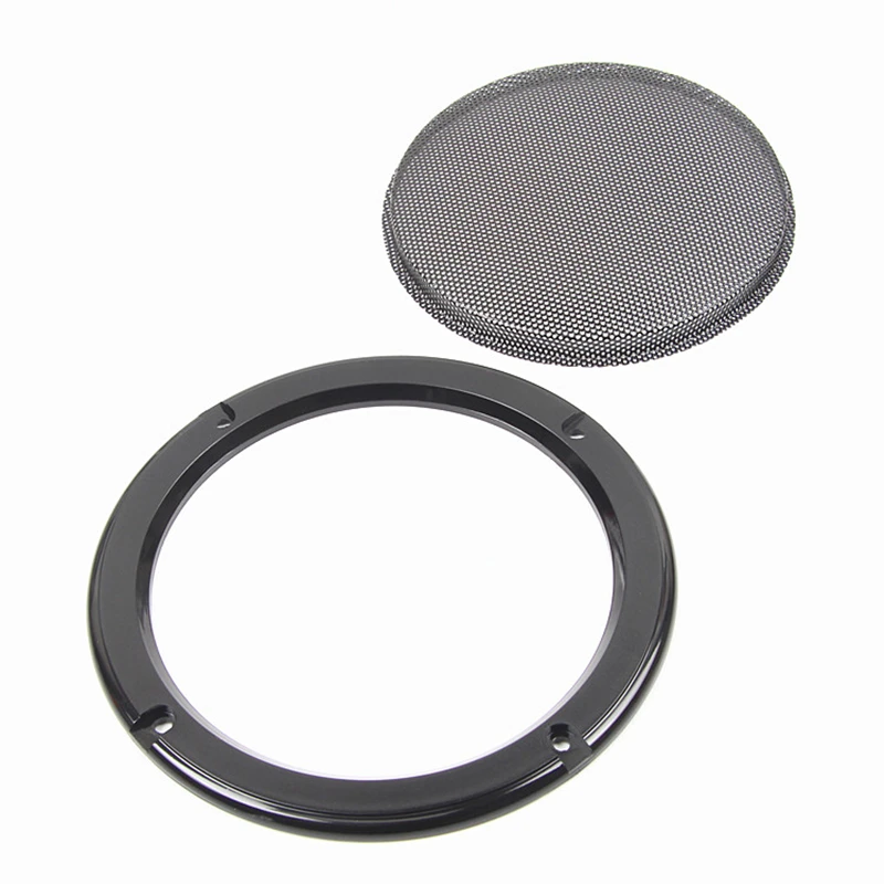 Alto-falante, capa de malha de alto-falante, anel decorativo, 4 polegadas, 5 polegadas, 6,5 polegadas, 8 polegadas, 10 polegadas capa de alto-falante, acessórios de máscara de áudio