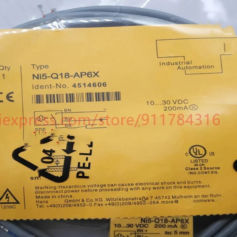 

5pcs New High Quality Truck Proximity switch NI10-Q25-RP6X NI10-Q25-AN6X NI10-Q25-AP6X NI10-Q25-AD4X NI10-Q25-RN6X