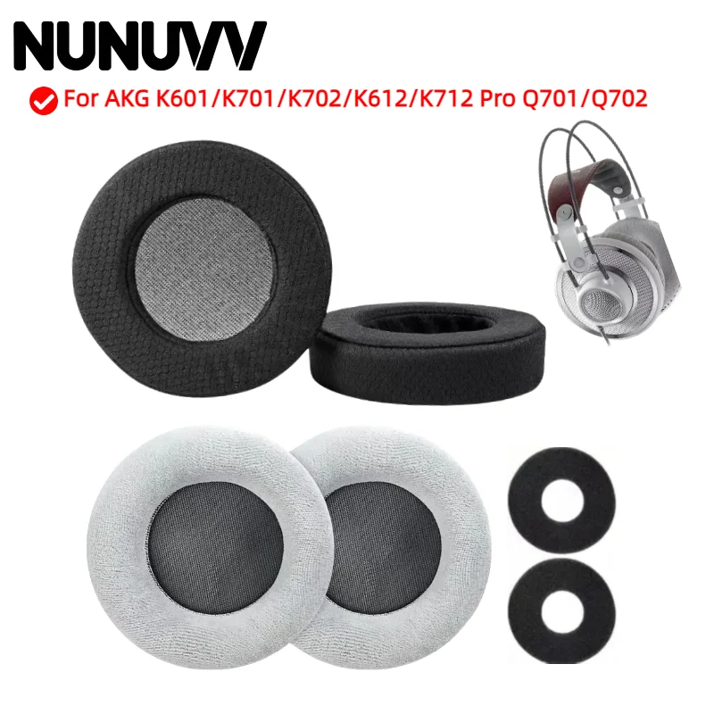 

Replacement Foam Ear Pads for AKG K601/K701/K702/K612/K712 Pro Q701/Q702 Headphones Mesh Protein Leather Earpad Earpads