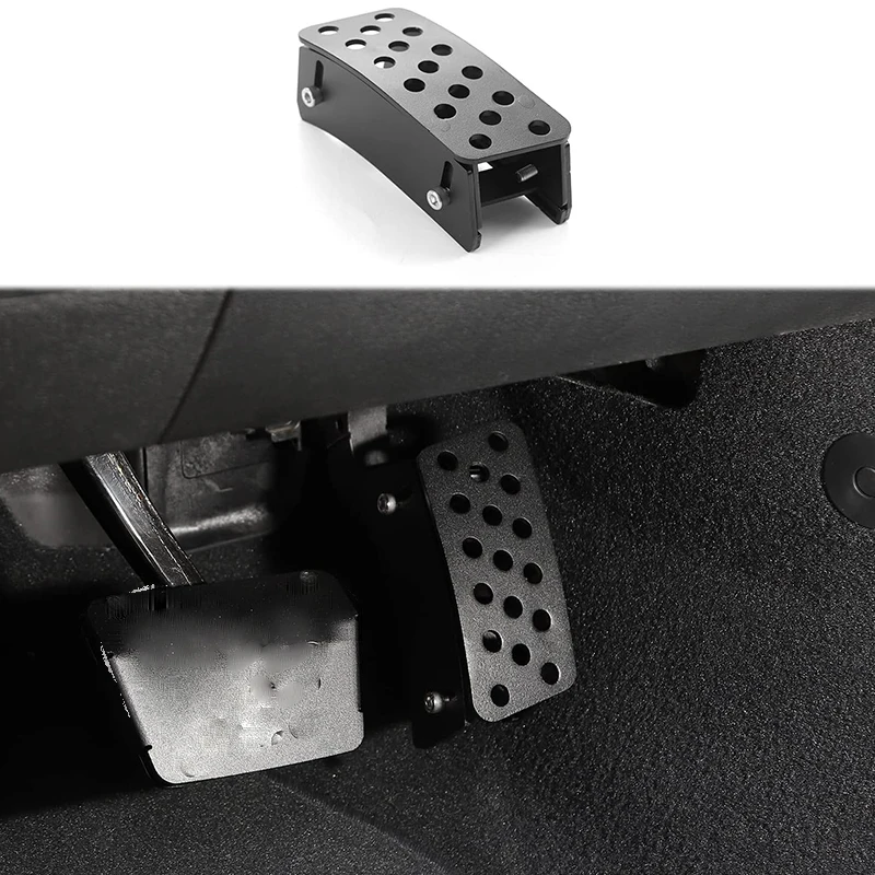 Gas Pedal Extender Accelerator Heighten Pad Car Interior Accessories For Jeep Wrangler JK JKU 2007‑2018 No Drilling