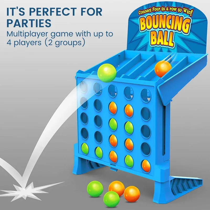 

ZK30 4 Shots Connect Board Game Finger Shooting Game Kids Children Family Match Game Christmas Xmas Training Educational Toy