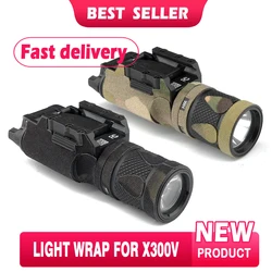 Weapon Light Flashlight X300V Tactical Optic Wrap BK MC/MC Only Sticker