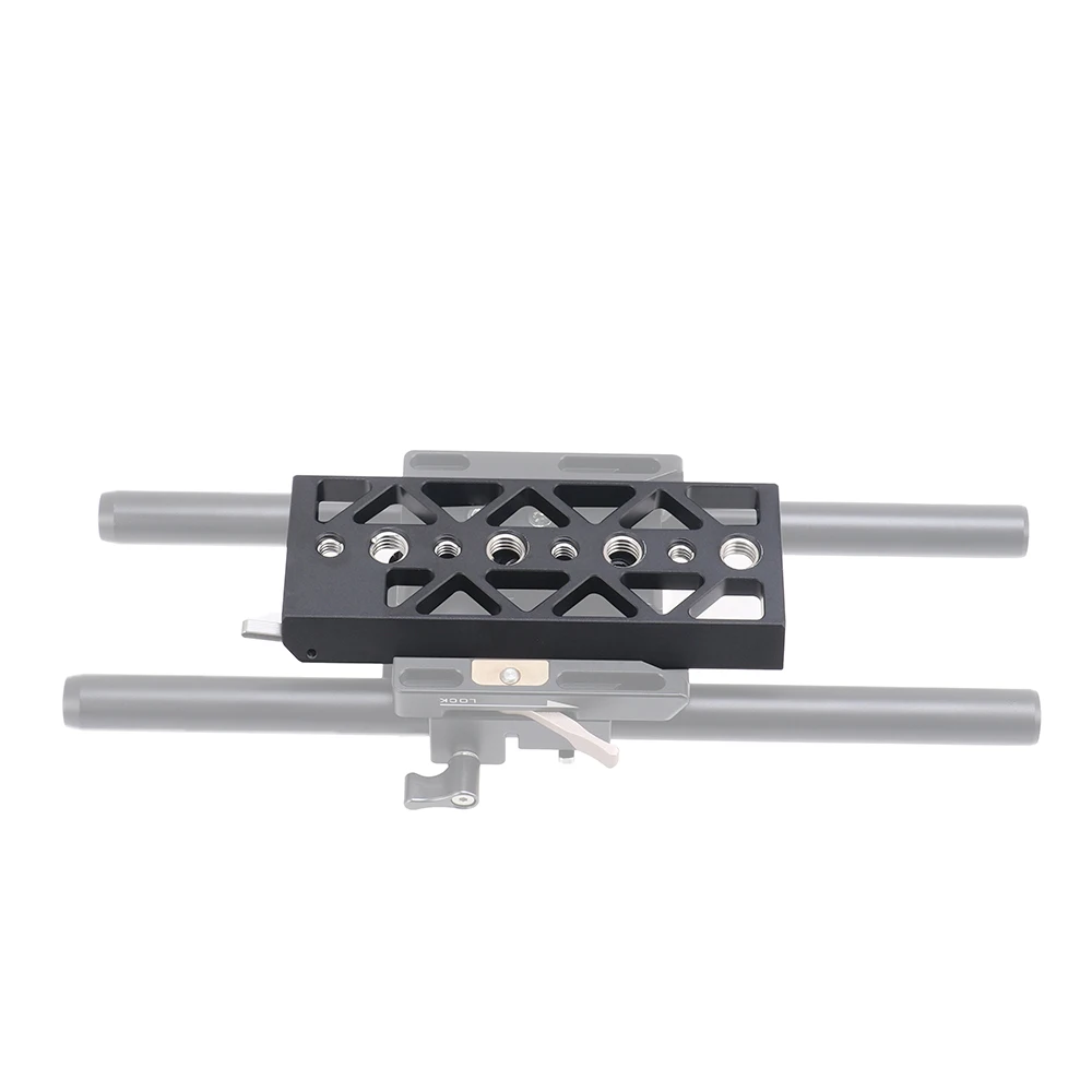 Fotga 5/8/10 Inch Zwaluwstaartplaat Met 3/8 1/4 Schroefgat Voor Tilta Standaard Lichtgewicht Bodemplaat Camera Statief Montageplaat