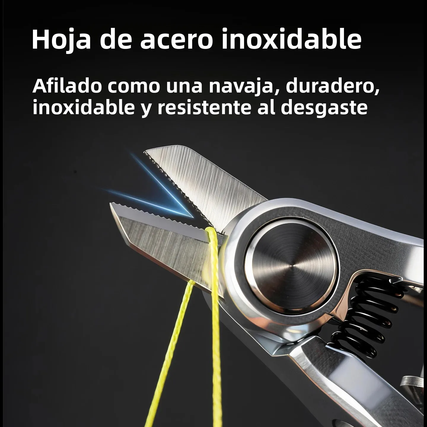 CHILENT Tijeras de Pesca – Alicates Inoxidable para Línea PE/Carbono - imagen 3