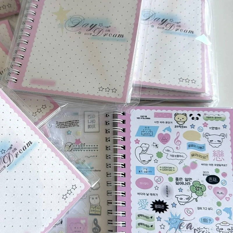 32 قطعة/كتاب جديد الكورية Ins لطيف متعدد المواد ملصق للهاتف كاميرا مجلة DIY لاصقة تزيين Kawaii القرطاسية هدية