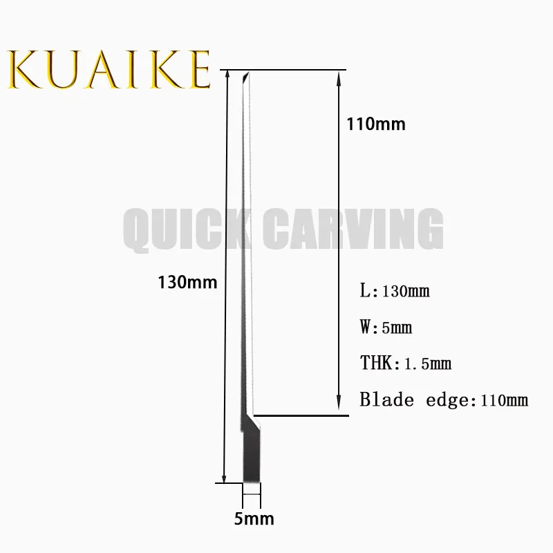 5 قطعة سكين قطع كربيد التنغستن تطول JWEI IECHO EMMA ATOM تتأرجح شفرة 130 مللي متر من الجلود النسيج رغوة النسيج
