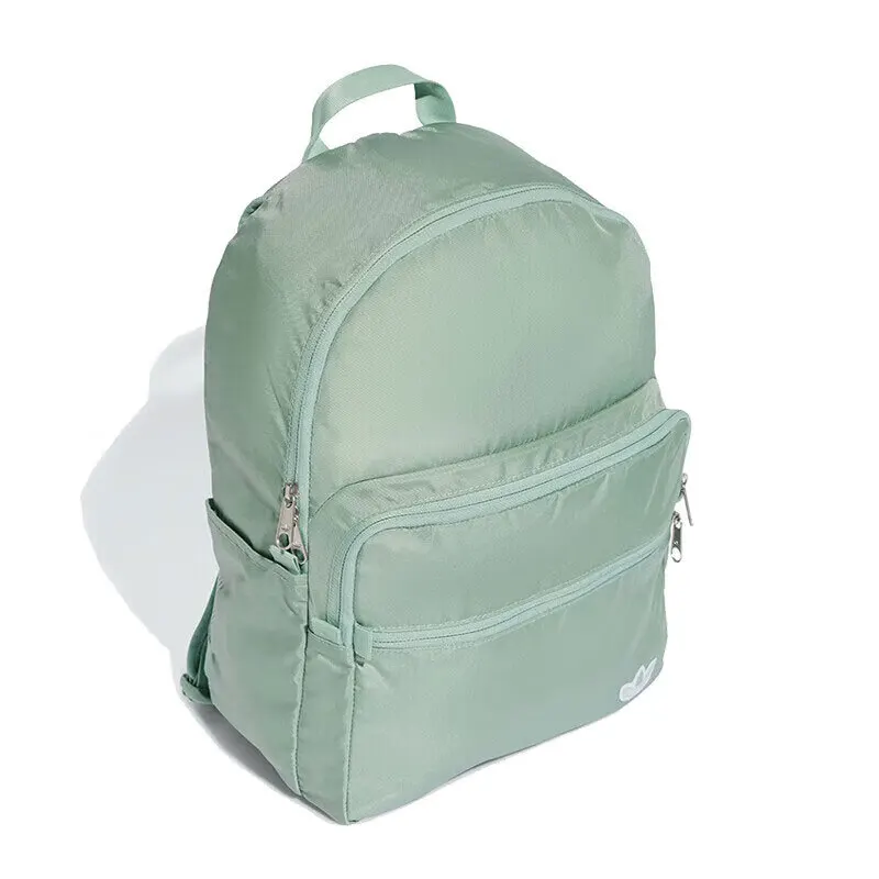 

Adidas Originals Light Green Backpack Durable Spacious with Multiple Pockets for Students Travel