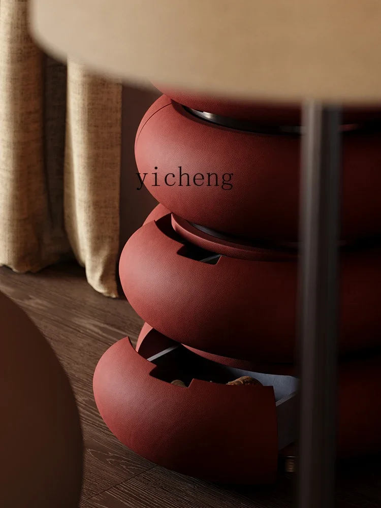 

ZZ Chest of Drawers Villa Large Flat Living Room Side Cabinet Original High Fixed Storage Chest of Six Drawers