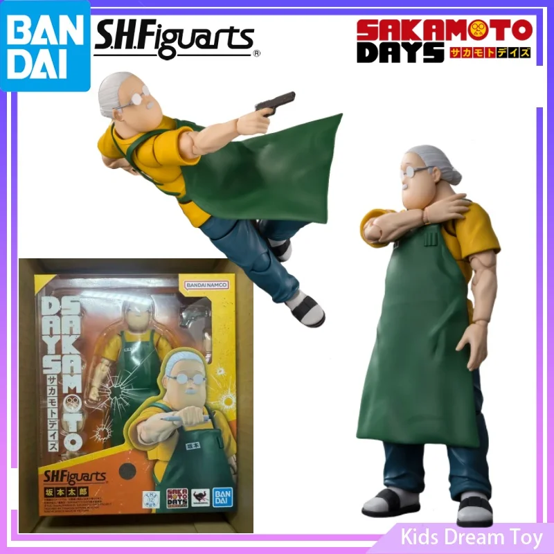 

Bandai in Stock Original S.H.Figuarts SAKAMOTO DAYS Anime Figures SAKAMOTO TARO Action Figures Toys Collectible Model Gifts Kids