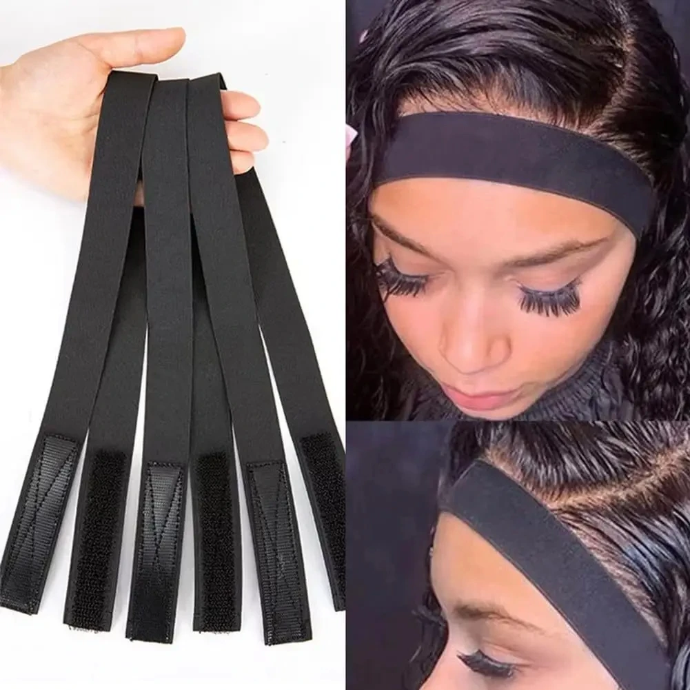 3pcs Wig headband Elastic elastic adjustable fake headband Wig elastic headband Fashionable style for you