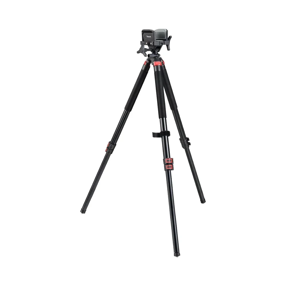 Lightweight Carbon Fiber Frame Tripod Adjustable Legs Shooting Hunting Accessory Outdoor Rest Hands-Free Operation Scope Mount