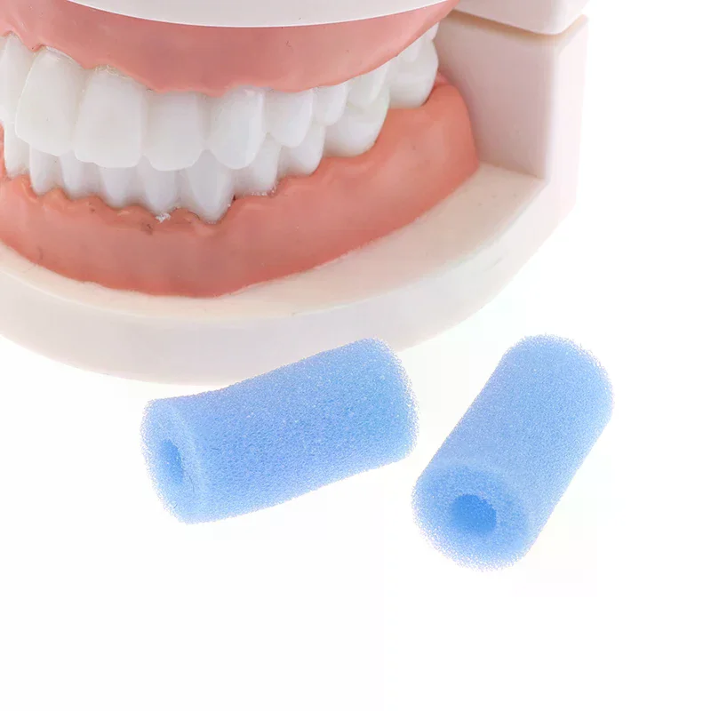 

50 шт. одноразовых защитных губчатых насадок для стоматологических отсасывающих трубок, мягкие, стерилизованные, для сбора слюны, стоматологические хирургические принадлежности