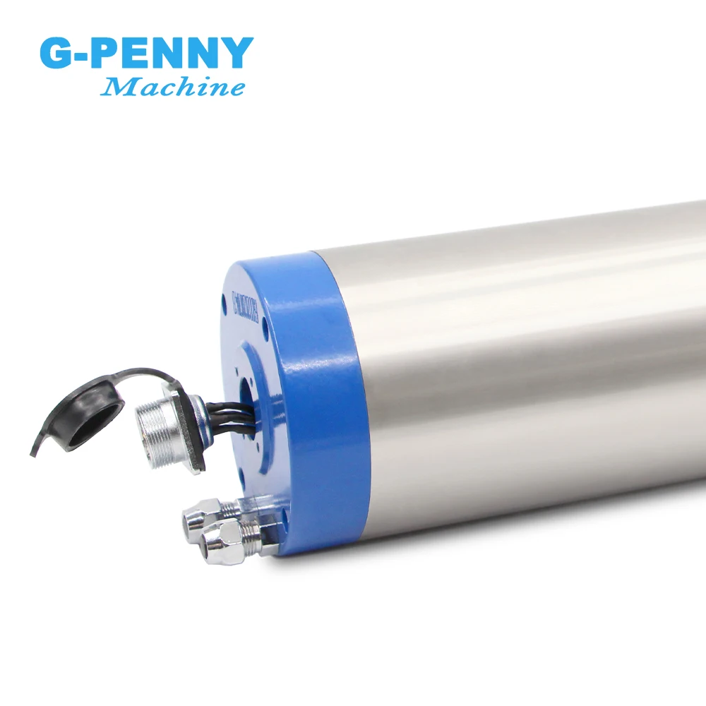 3.2kw ER20 D100 220v/380v Wood Working Milling Bearing Bullet Head 400HZ 24000RPM Water Cooled Spindle Motor 1 Year