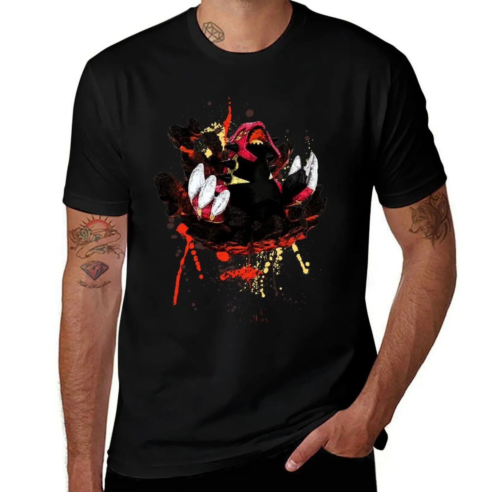 

Genshi Groudon T-Shirt t shirt custom print cotton t shirt man man t shirt designer T-Shirt