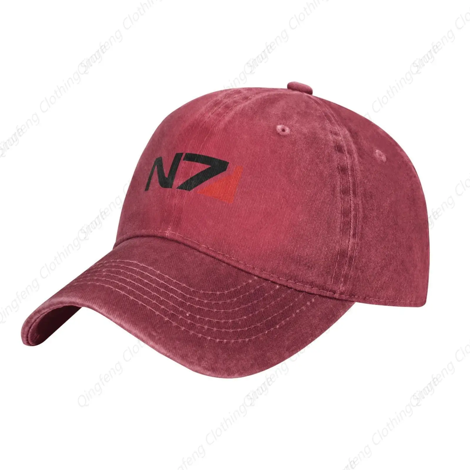 

Mass E-Ffect N7 Adult Adjustable Classic Washed Casquette Cap Hat Baseball Cap for Man for Woman Black