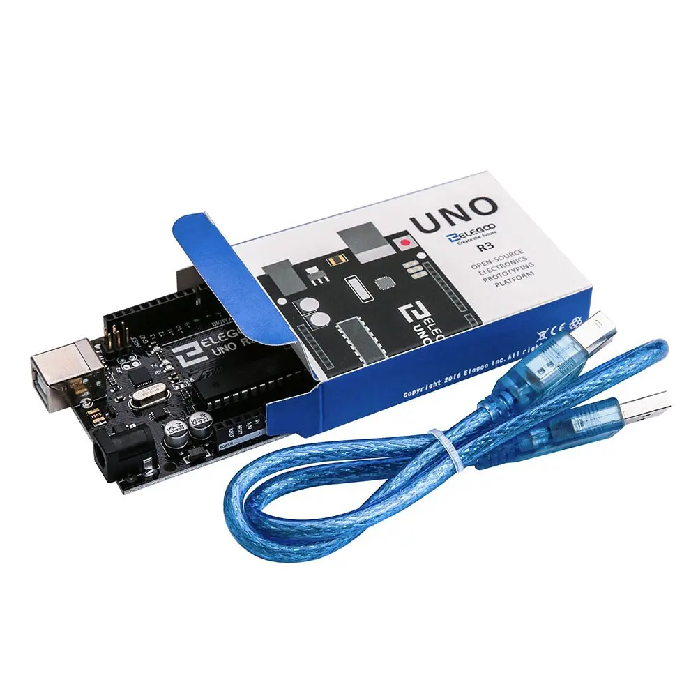 ELEGOO UNO R3 Board ATmega328P with USB Cable(Arduino-Compatible) for Arduino