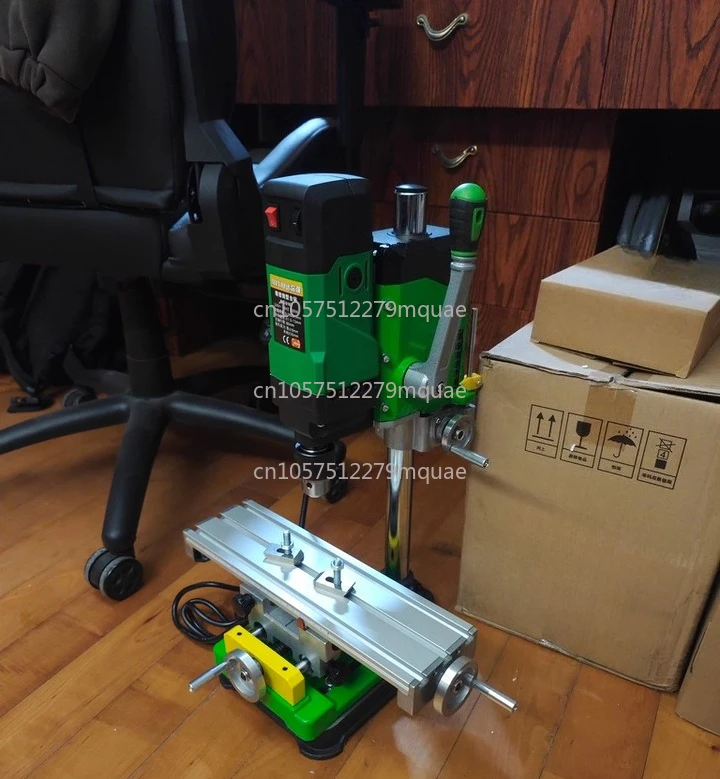 

Настольный сверлильно-фрезерный станок 220В, бытовой, промышленного класса, с цифровым дисплеем, миниатюрный