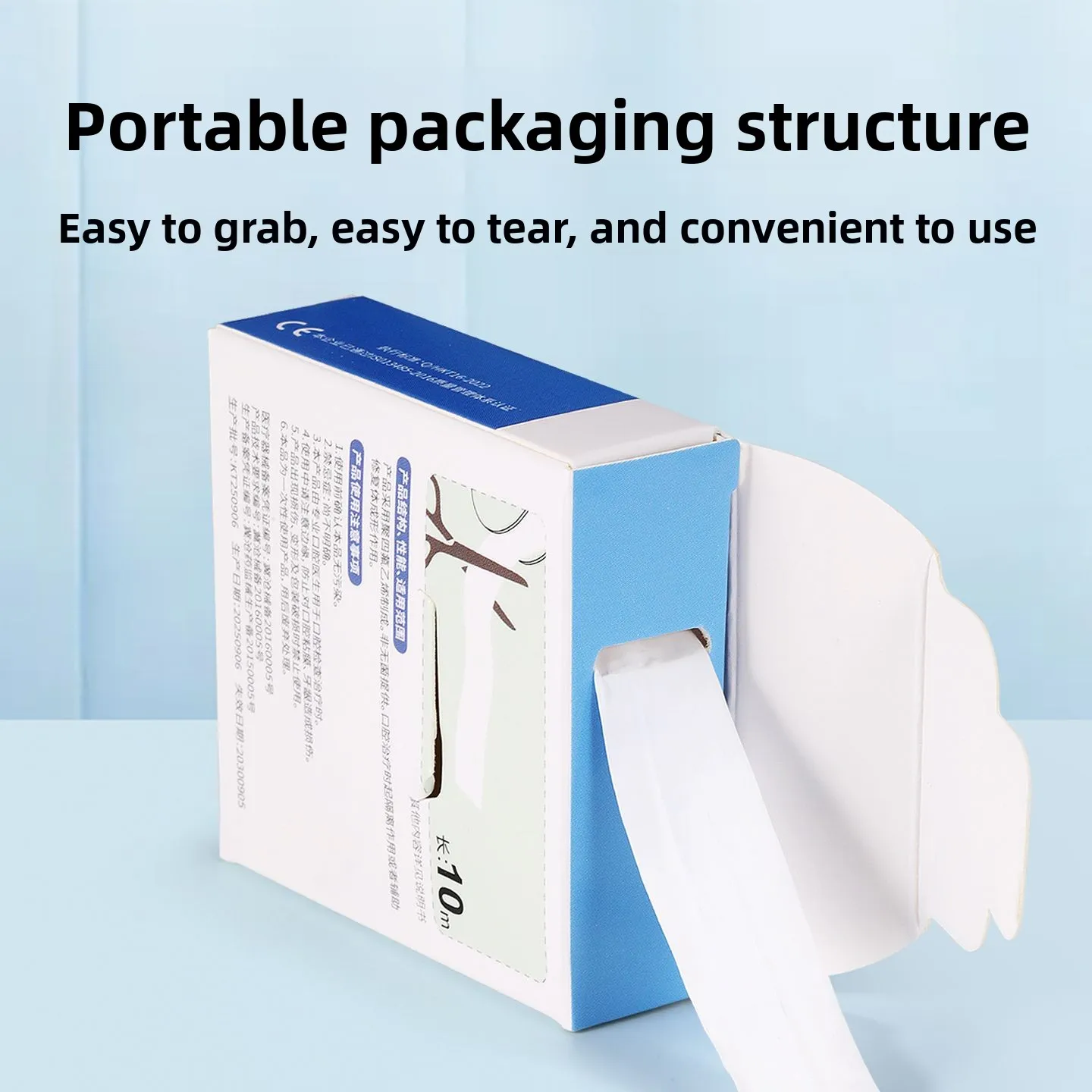

5m Roll 0.1mm Thick PTFE Matrix Strip Dental Teflon Tape for Composite Filling Sectional Molding Moisture Isolation in Dentistry