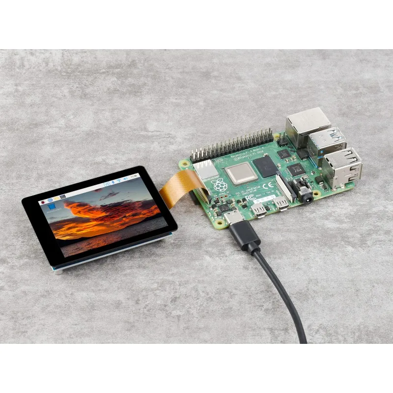 Raspberry Pi5 Display MIPI DSI LCD 5 Points Capacitive Touchscreen High Resolution IPS Screen for RPi5 Pi4B Pi3B CM4S CM4 CM3