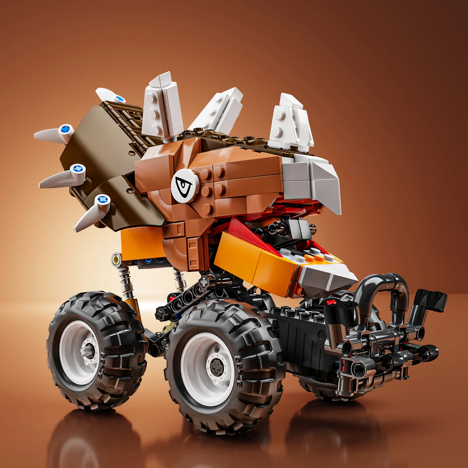 

432PCS Inertia Pull-back Car 2in1 Building Blocks Toy Set Bricks Assembly Puzzle Model Creative Education Gifts