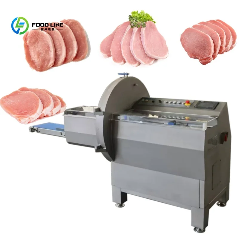 Multifunction Heavy Duty Beef Pork Meat Cutter Machine Frozen Meat Slicing Machine Frozen Meat Cutting Machine Customized