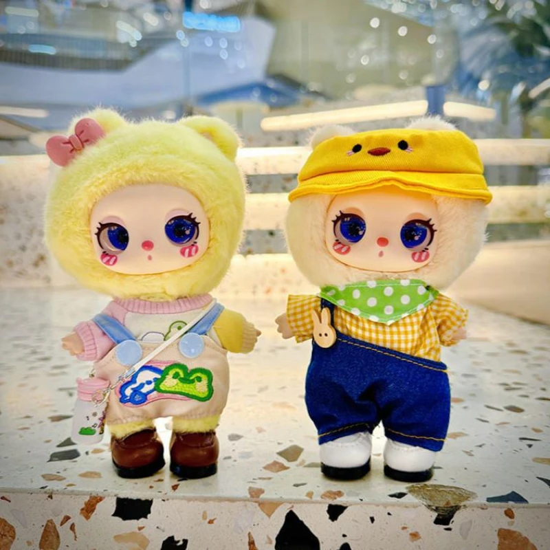 16cm Mini Plush Doll'S Clothes Outfit Accessories For Liila LUCKY CAT Idol little yellow kettle Clothing Gift