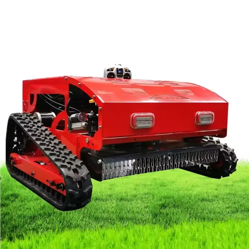 2026 High Quality Agricultural Electric/ Remote Control Zero Turn Flail Robotic Lawn Mower with 550mm Mowing Width 200m