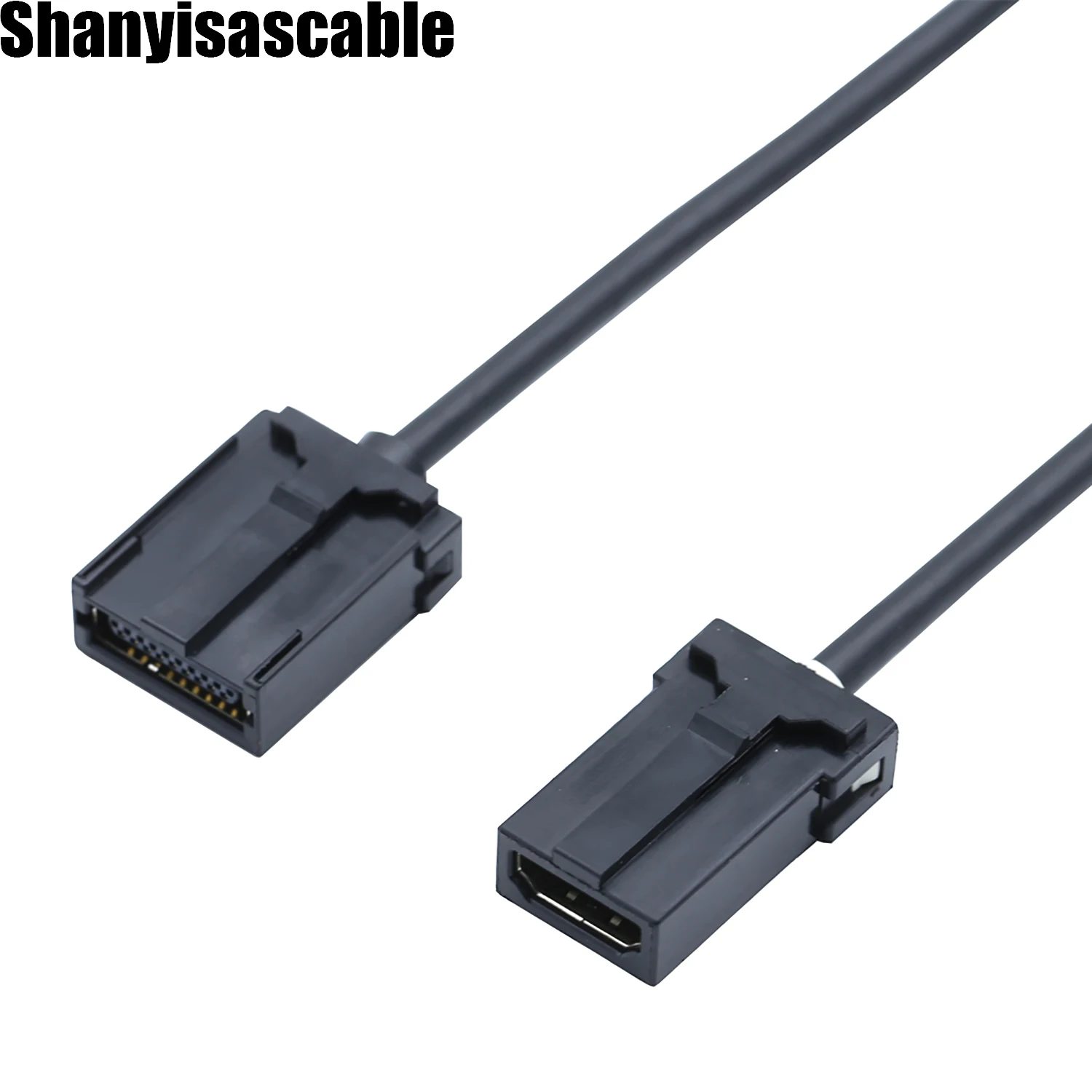 2.0M 1.4V HDMI E Type 19P male to HDMI A TYPE Female ABS Shell for Car audio and video high-definition connection cable