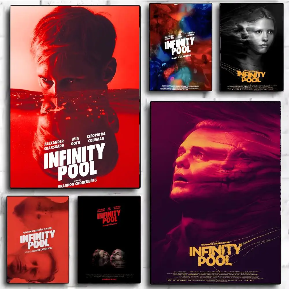 Surreal Film Infinity Pool Poster Modern Home Decor & Interior Design | Wall Art Collection