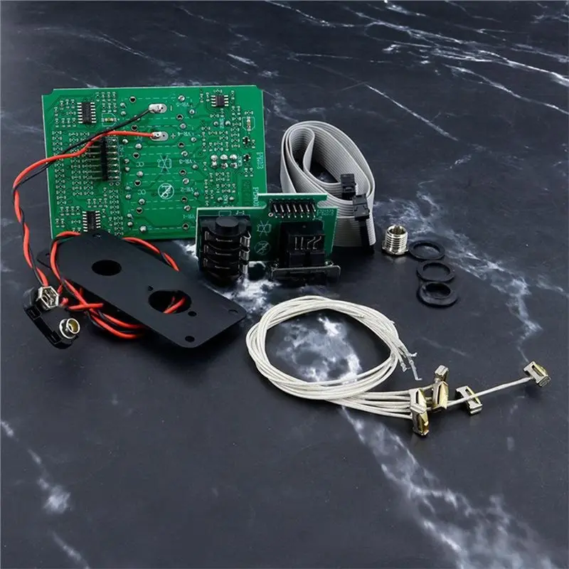 A06F-Active/Passive Switchable 5-Band EQ Piezo Pickup For Acoustic Guitar Preamp For Enhanced Sound& Easy Installation