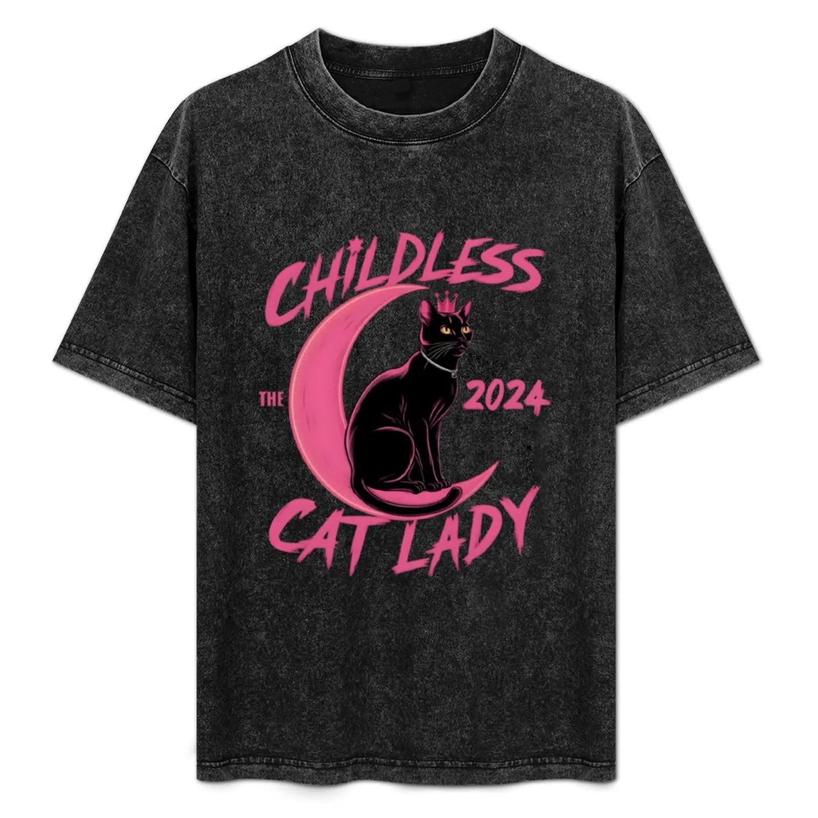 

Childless Cat Lady 2024 Kamala Harris T-Shirt blue archive graphic t shirt vintage anime shirts men