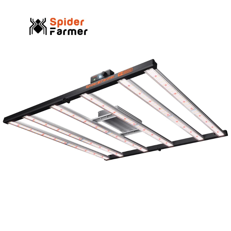 

Светодиодный фитосветильник Spider Farmer G5000 480W с полным спектром, Wi-Fi, Bluetooth и регулировкой яркости для гидропоники и выращивания растений в помещении, экономичный вариант