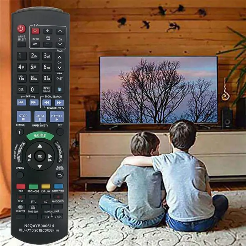 T73C! Control Remoto de Repuesto N2QAYB000614 para Reproductor de DVD Blu-Ray Panasonic DMR-BWT700EB DMR-BWT700 DMR-BWT800EB DMR-BWT800
