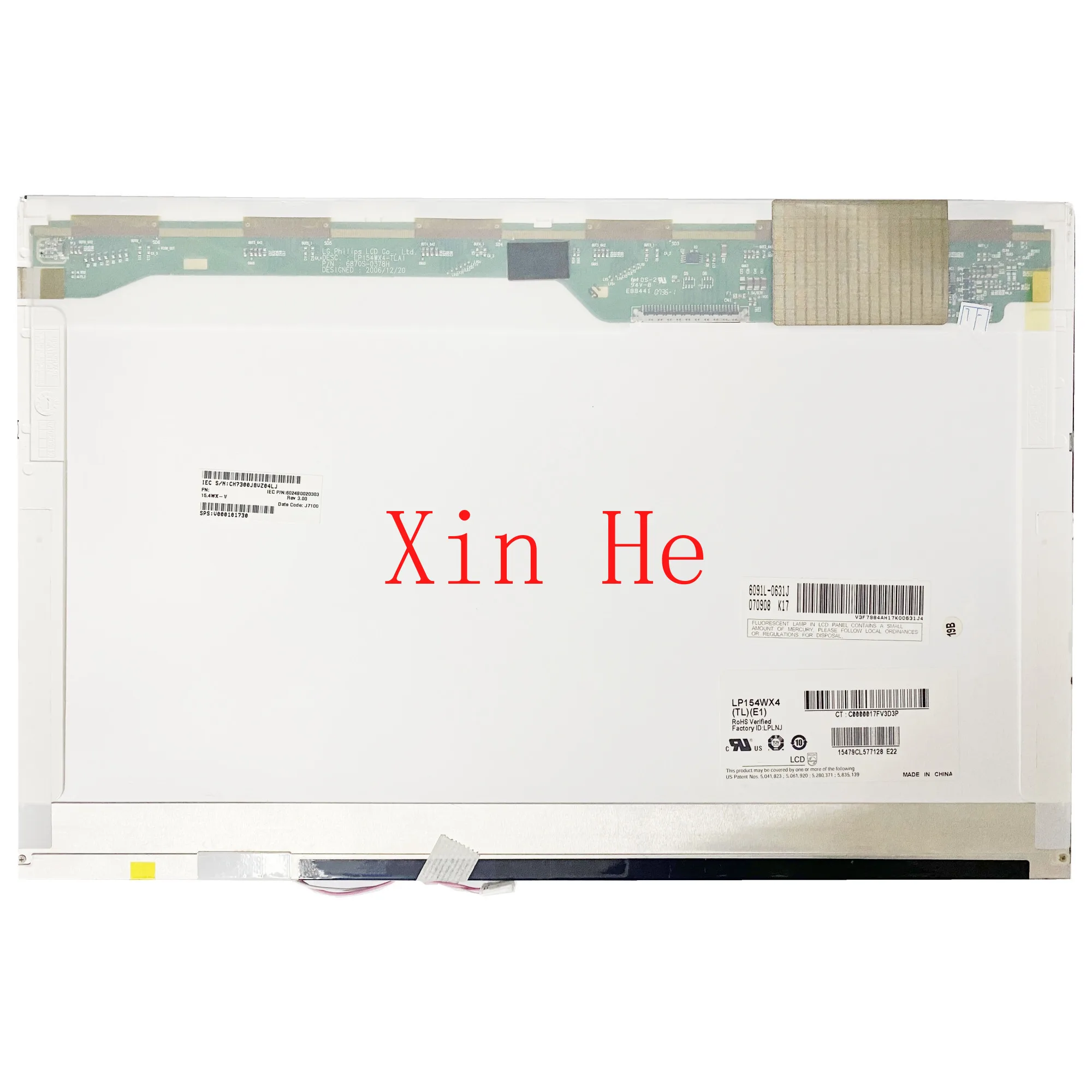 

LP154WX4-TLE1 fit LP154WX4-TLCB TLB1 TLB2 TLC2 N154I1-L0D LP154WX4-TLAA TLA4 TLA6 15.4'' Laptop LCD Screen 1280*800 LVDS 30 Pins