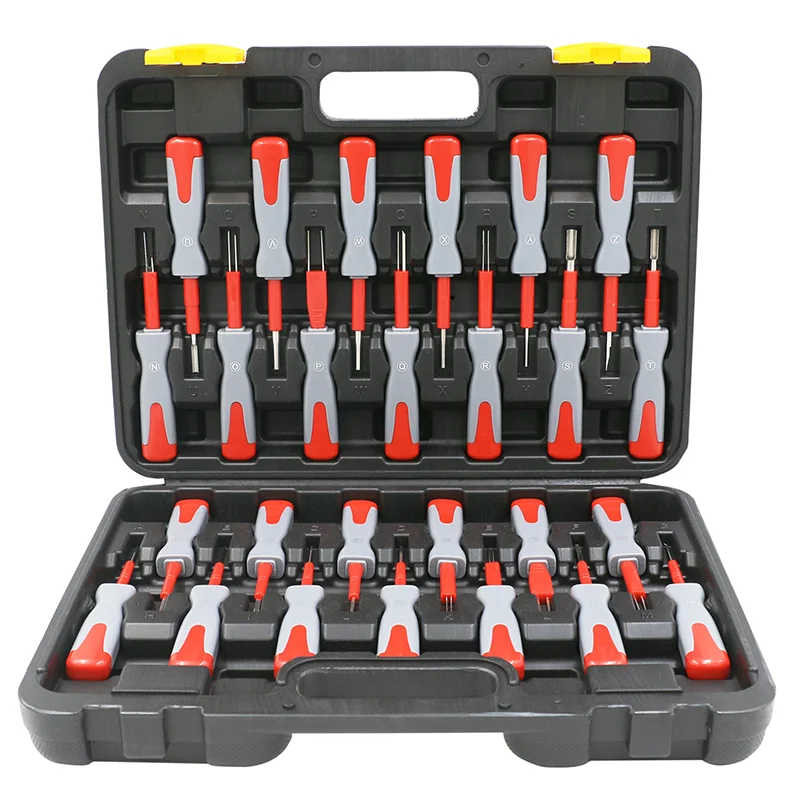 23/26 stücke Universal Terminal Release Removal Tool Set Automotive Verdrahtung Stecker Crimp Pin Extractor Für BMW Ford VW