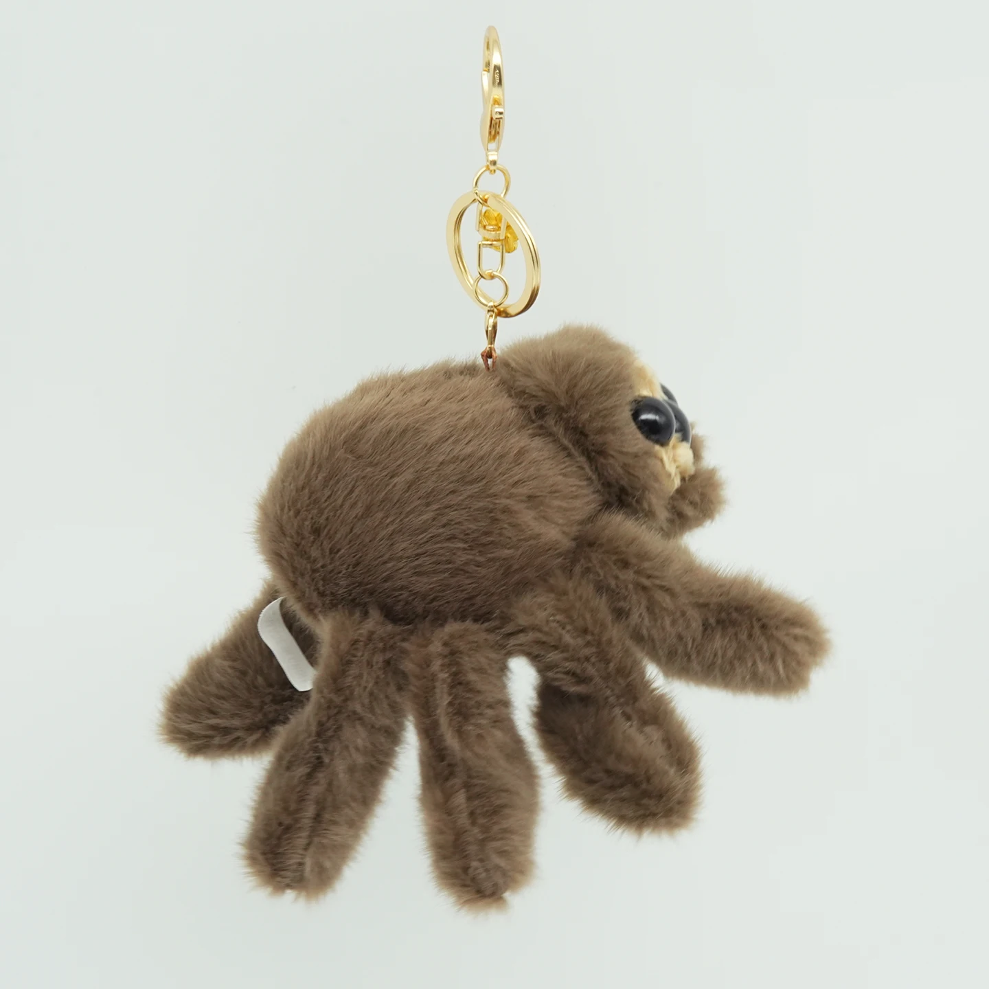 TreasuringU Braune Spinnen-Plüschtiere Niedliche Kleine Spinnen Stoffpuppe Cartoon-Tiere Plüsch-Schlüsselanhänger Kinder Halloween Geschenke – Detail 12