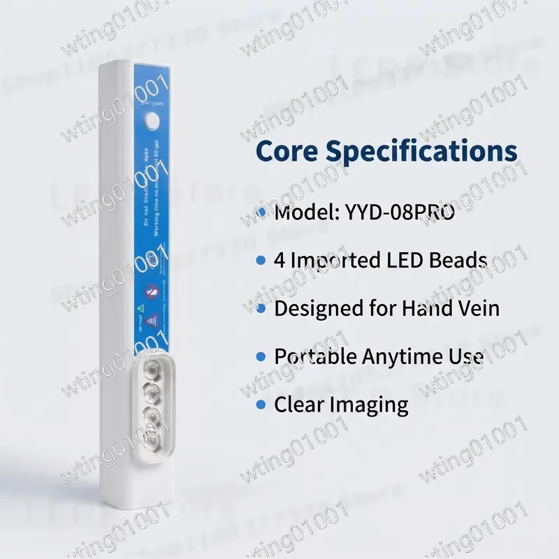 for Vein Finder Portable Infrared Imaging Device Blood Vessel Locator Lamp for Infusion Aid High Precision Visualizer Tool