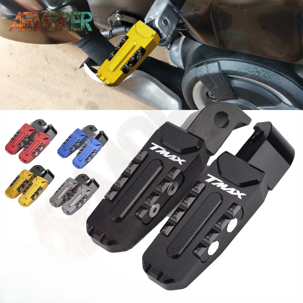 Motorcycle Foot Pegs Rests Passenger Footrests For YAMAHA Tmax Tech Max T-MAX TMAX 560 2020 2021 2022 TMAX500 TMAX 530 DX/SX