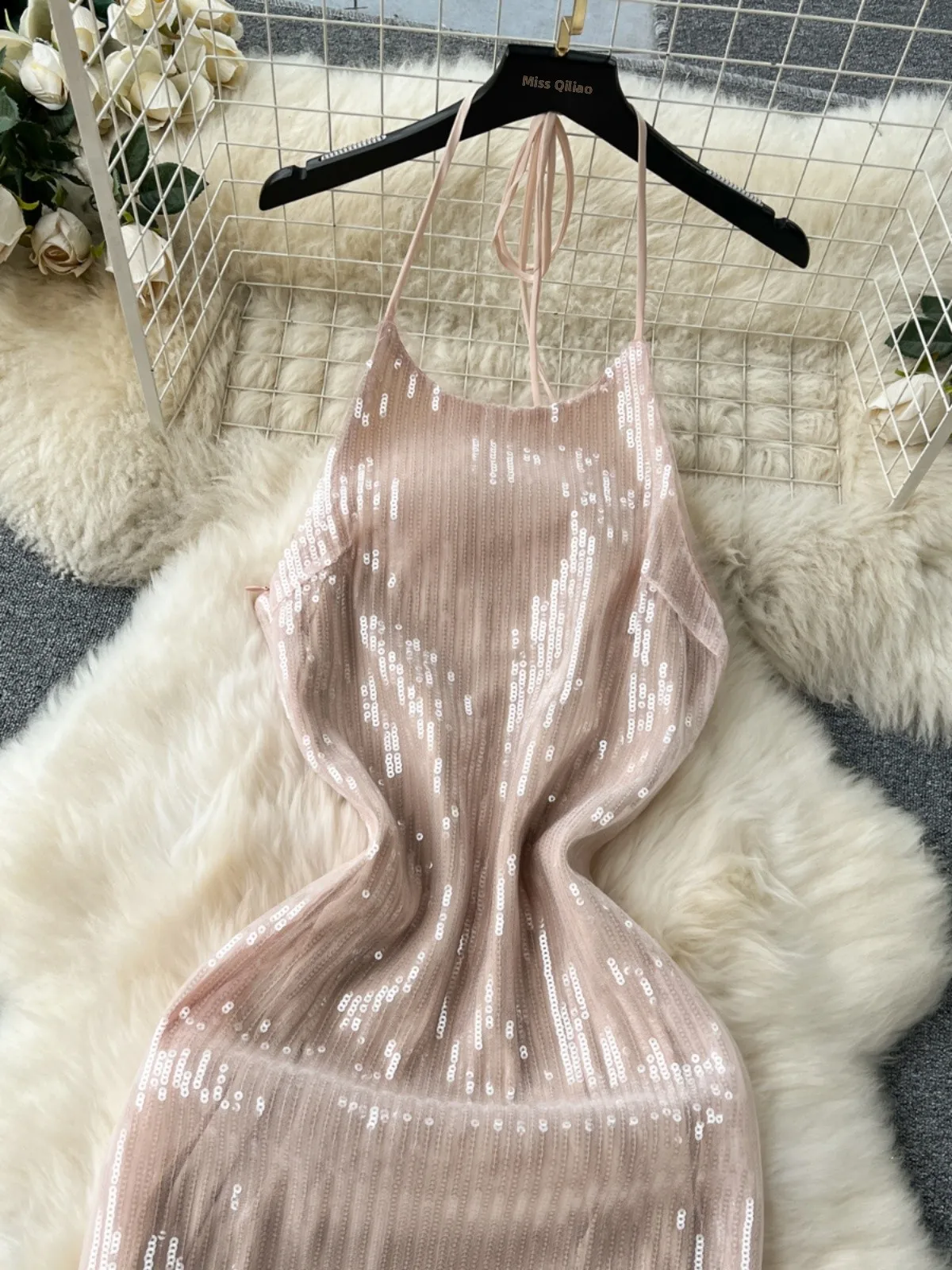 Ele Glitzernde Abend Dr Sexy Bal Abnehmen Mittellange Hängende Neline Frauen Neue Sle Koreanische Sle Pendeln